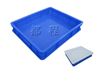 X286塑料周轉(zhuǎn)箱（箱蓋可選，可帶眼）