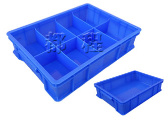 X266、266-1塑料周轉(zhuǎn)箱（可帶隔板） 